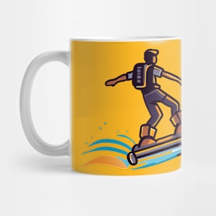 Flyboarding water sports jet sea sport Mug